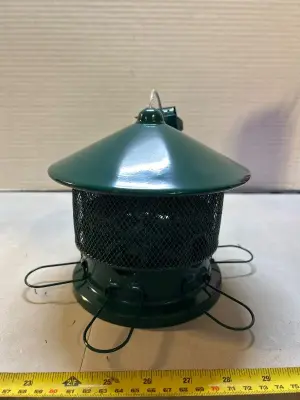 metal bird feeder