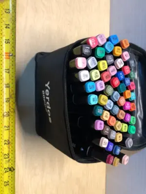 60pc marker set in case
