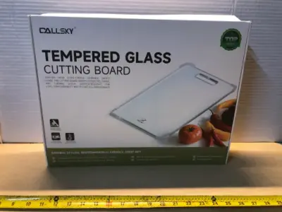 2 boxes tempered glass cutting board