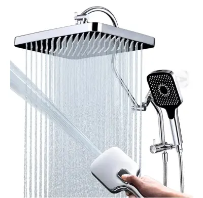 13 inch waterfall shower head (similar to image)