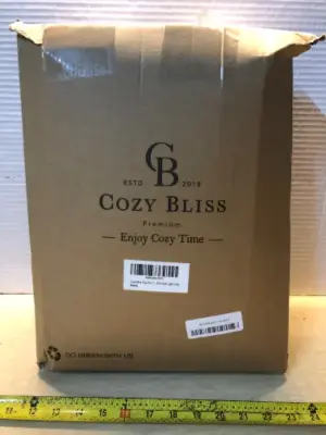 80” light grey cozy bliss faux fur throw