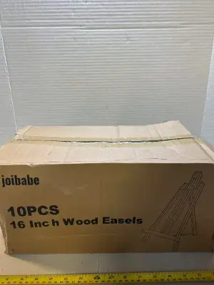 10 pack of 16 inch wooden easel for painting