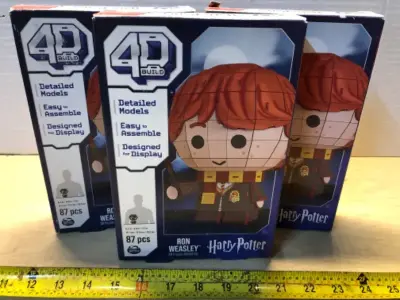 3 boxes 4D build Harry Potter Ron Weasley 3D puzzle