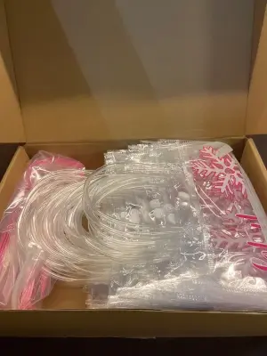 24pack christmas clear party bags