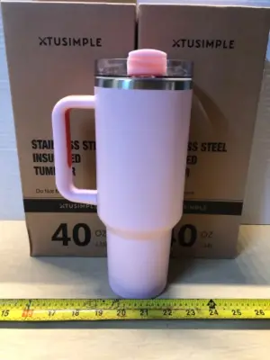 2 boxes 40oz stainless steel insulated tumbler