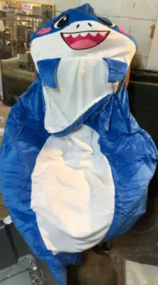 Unknown size baby shark sleep bag