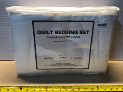 Queen quilt bedding set