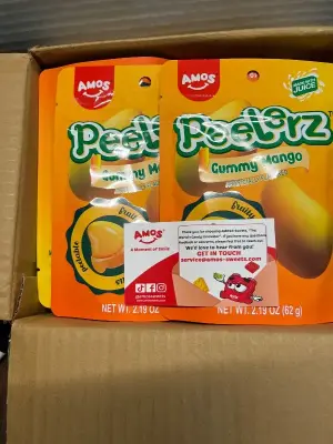2ct mango gummy peelerz