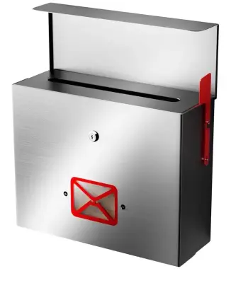 stainless steel wall mount mailbox for house