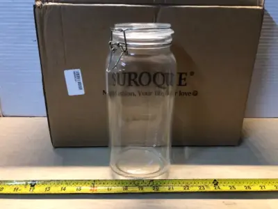 3 pc glass jars