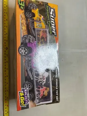 Super transport vehicle toy set a 3+