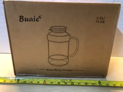 74oz glass water pitcher