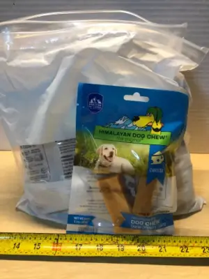 2 bags 9 packs each bag Himalayan dog chew exp:5/18/28