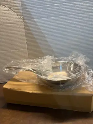 stainless steel frying pan