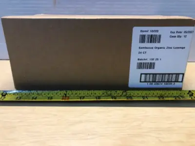 24 count Organic zinc lozenge exp:5/27
