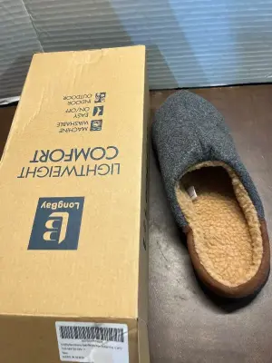 size 11 men’s memory foam slippers