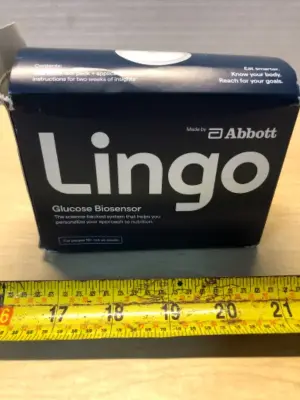 Lingo glucose biosensor exp:12/31/25
