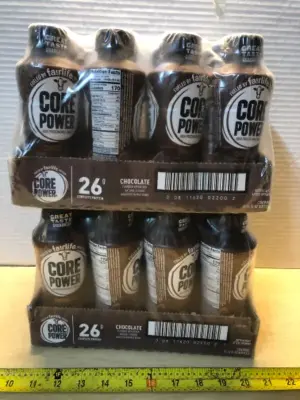2 packages 12 bottles each core power chocolate protein shake exp:6/27/26
