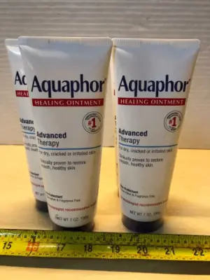 4 tubes 7oz Aquaphor healing ointment exp:8/27
