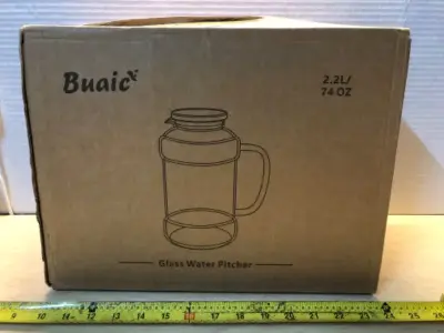 74oz glass water pitcher