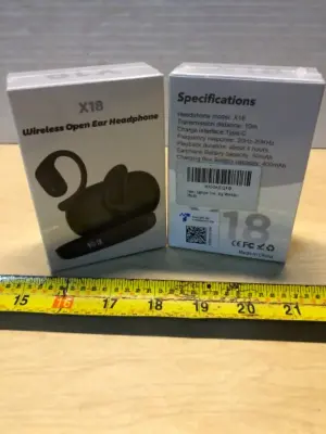 2 boxes X18 wireless open ear headphone
