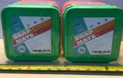 2 packages 4 pack each sandwich container