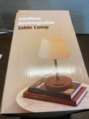 rechargeable table lamp