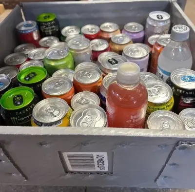 various drinks, some in date some out of date