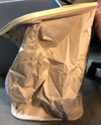 Collapsable laundry hamper