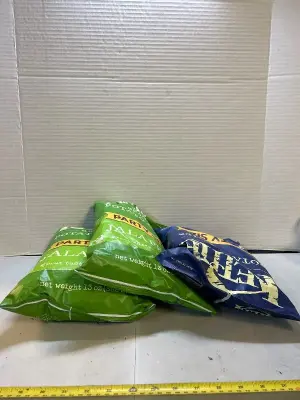 3 13 ounce bags of kettle chips 1/17/26