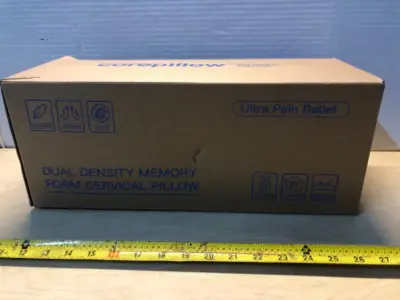 Dual density memory form cervical pillow