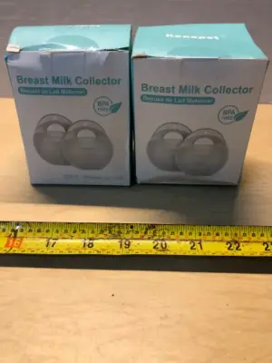 2 boxes breast milk collectors