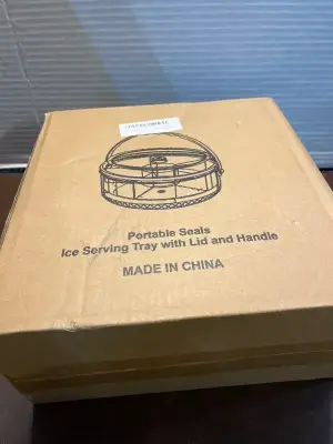 portable seals ice serving tray