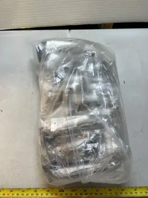 A lot of single use razors and shaving cream