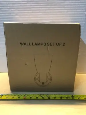 Set of 2 wall lamps