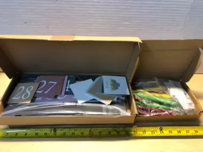 2 boxes classroom calendars and coworker gifts