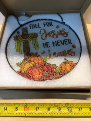 2 boxes stained glass decor