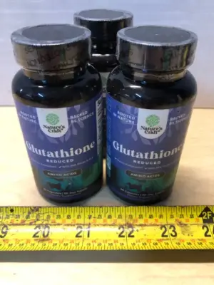 3 bottles 60 capsules each Glutathione exp:12/27