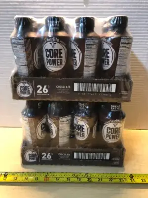2 packages 12 bottles each core power chocolate protein shake exp:6/27/26