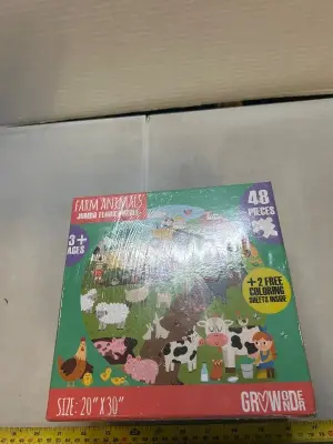 48 piece jumbo floor puzzle ages 3+