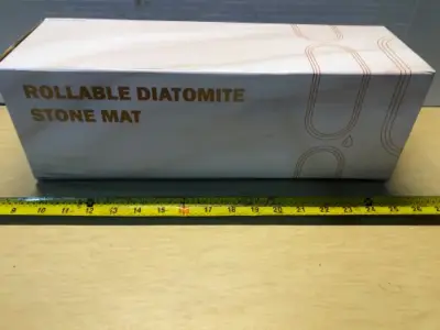 Rollable stone mat