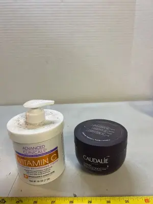 used 60 ounce brightening cream opened firming cream