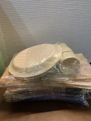 bundle of party supplies