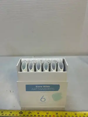 six pack extra wide art markers