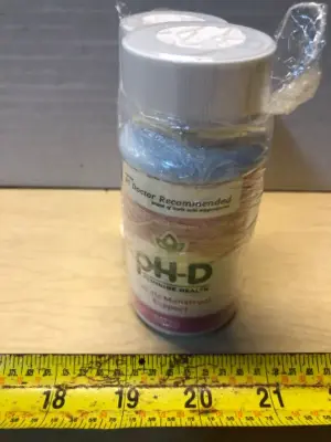 2 bottles ph-d feminine health 90 each exp:01/2025