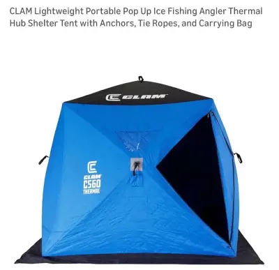 Light weight ice fishing tent (used)