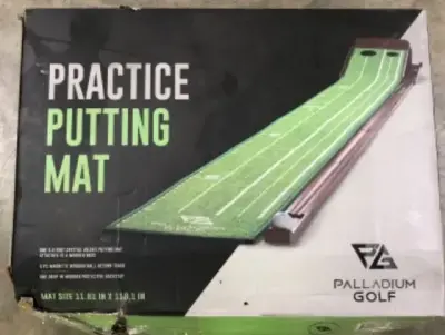 Palladium golf mat size 11.81inx118.1in practice putting mat