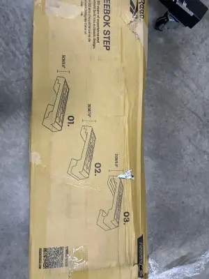 reebok step 3  height fitness set