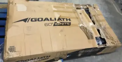 60” goaliath ignite (as is) adjustable basketball hoop with anchor kit