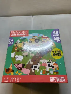 48 piece jumbo four puzzle ages 3+
